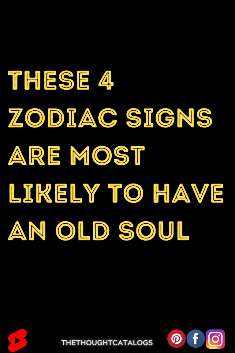 These 4 Zodiac Signs Are Most Likely To Have An Old Soul