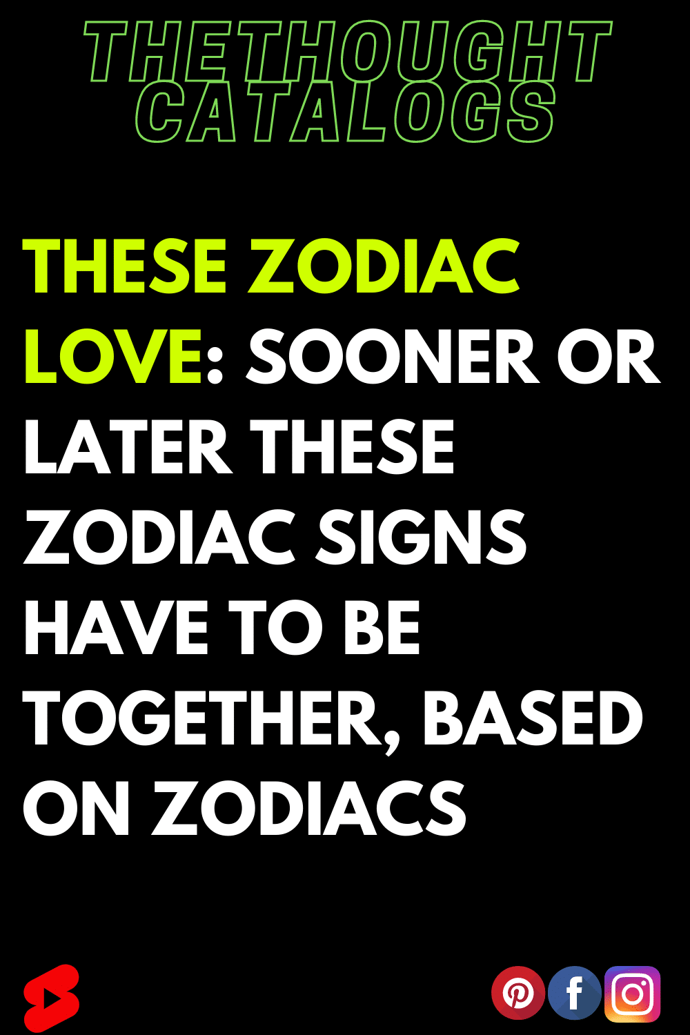 These Zodiac Love: Sooner Or Later These Zodiac Signs Have To Be ...