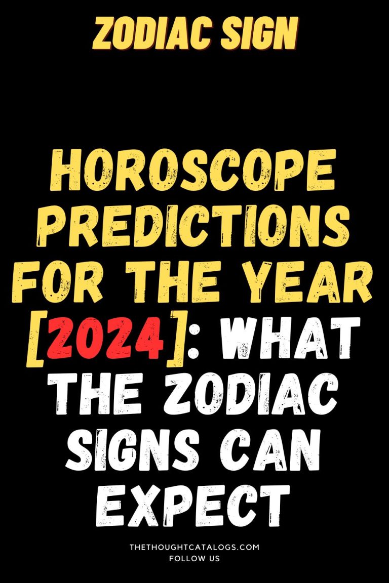 Horoscope Predictions for the Year [2024]