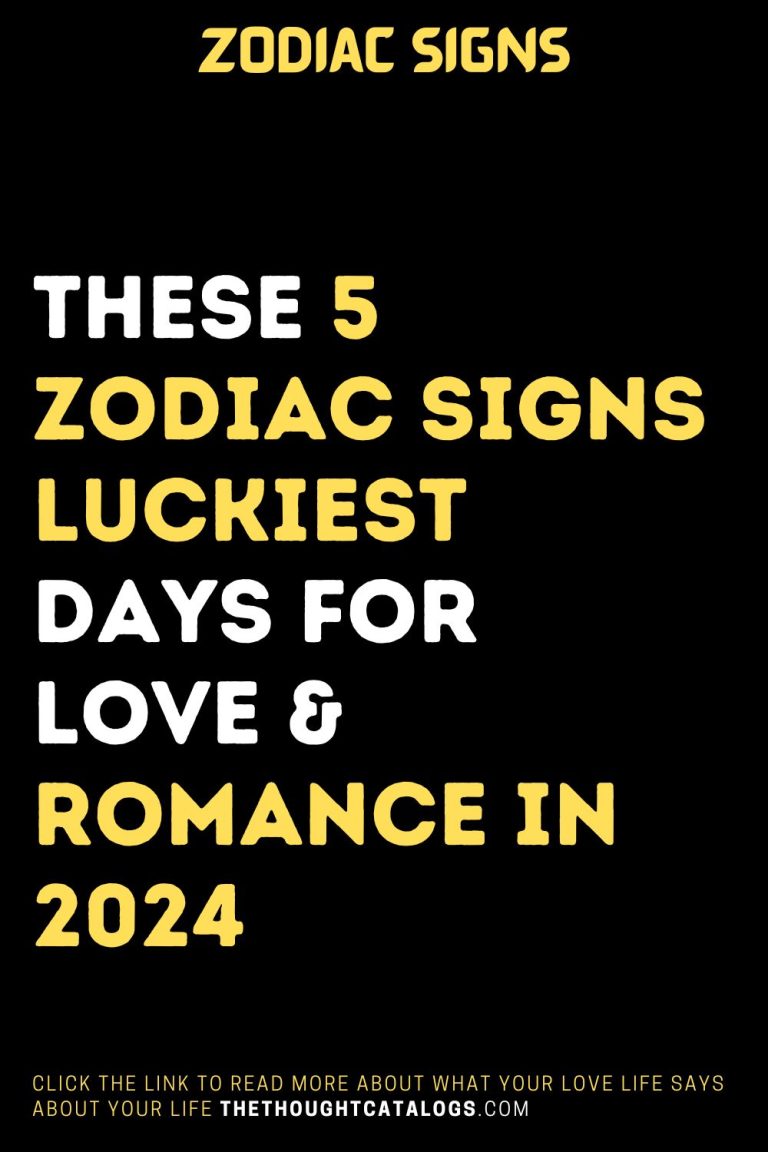 These 5 Zodiac Signs Luckiest Days For Love & Romance In 2024