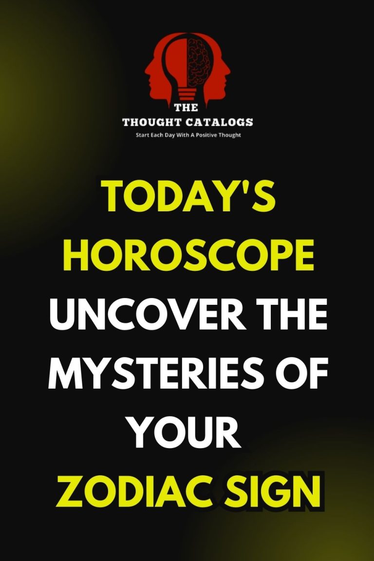 Today’s Horoscope: Uncover the Mysteries of Your Zodiac Sign – The ...