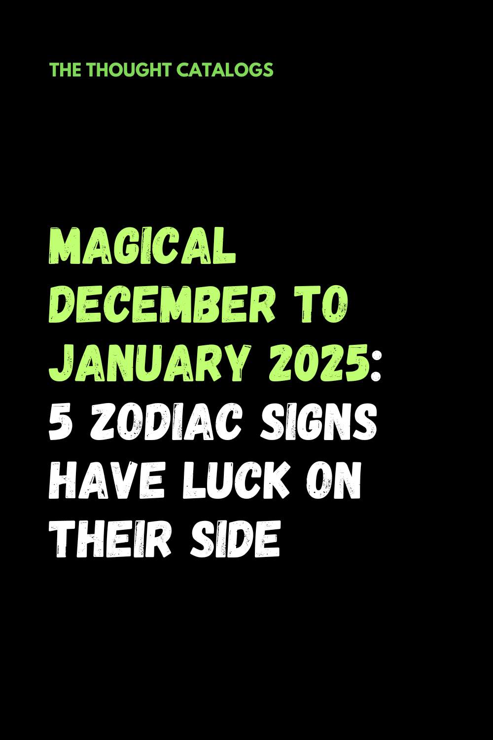 Magical December To January 2025: 5 Zodiac Signs Have Luck On Their Side