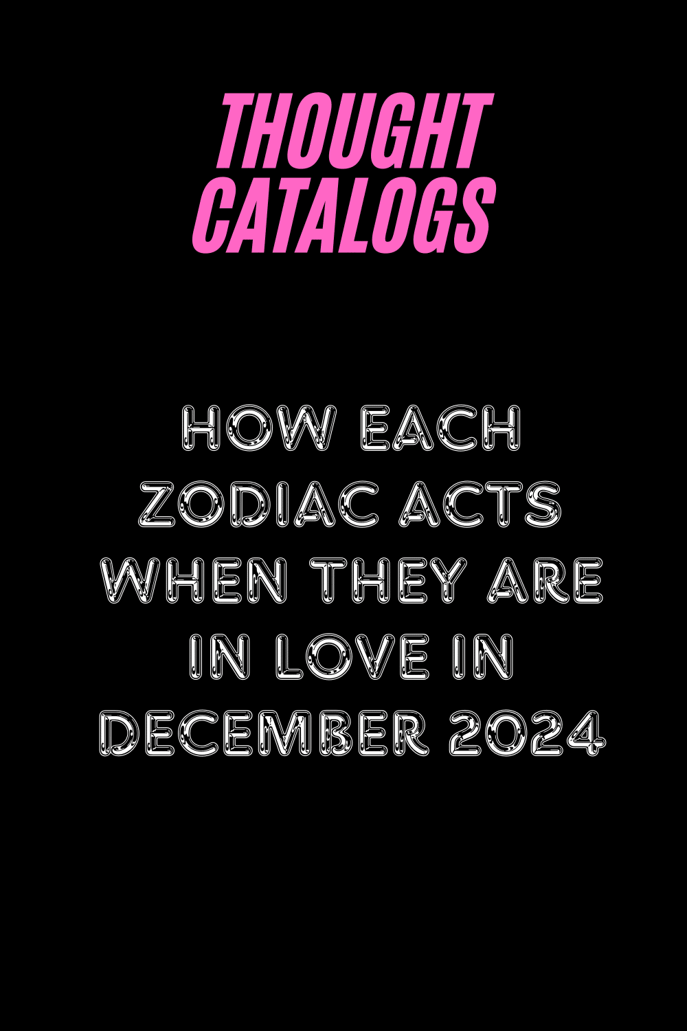 How Each Zodiac Acts When They Are In Love In December 2024