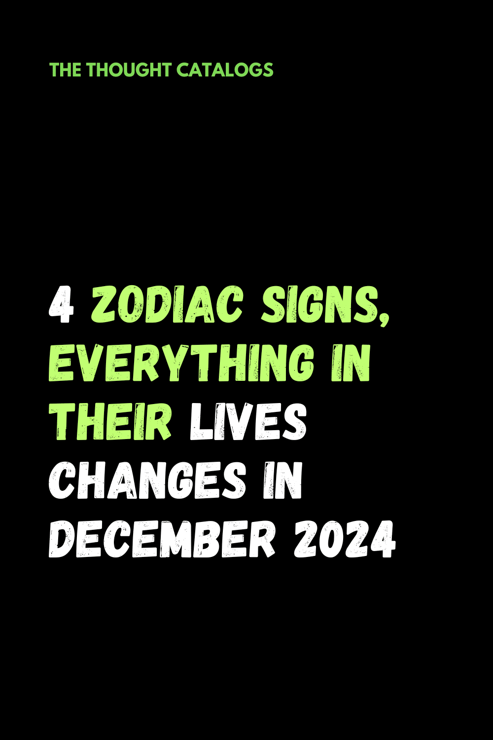 4 Zodiac Signs, Everything In Their Lives Changes In December 2024