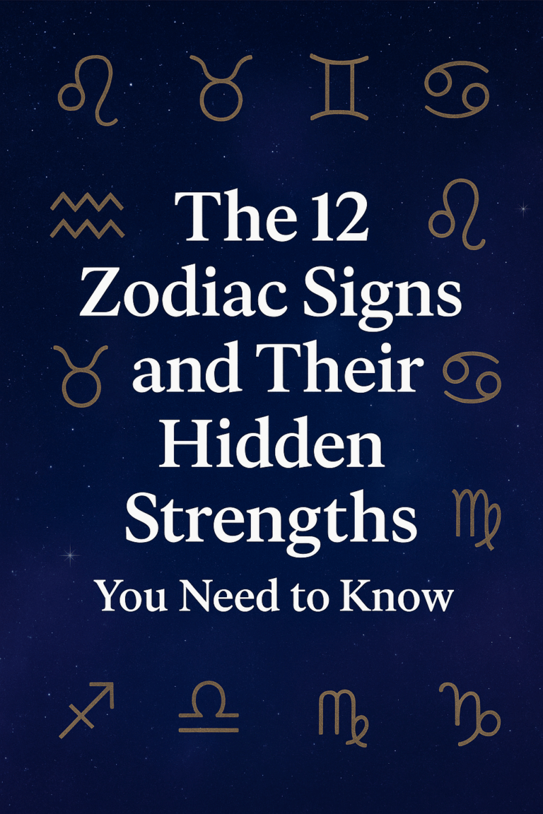 The 12 Zodiac Signs and Their Hidden Strengths You Need to Know The